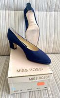 Designerschuhe Miss Rossi Vintage Pumps Blau 38.5 NEU