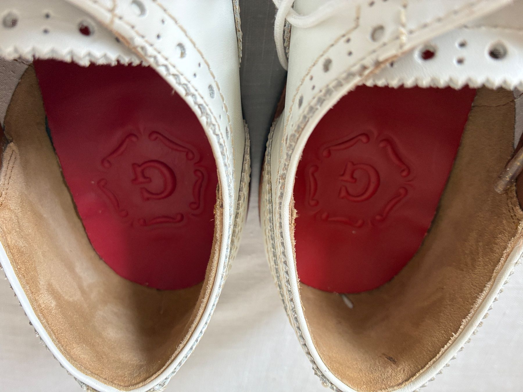 Herrenschuhe: NEUE Engl. Budspester Herren weiss – Gebraucht aus Herzogenbuchsee von filoferro 3