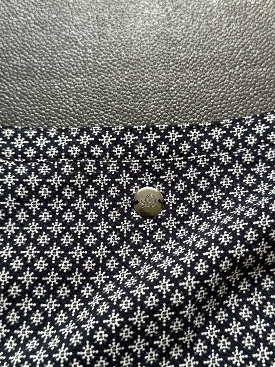 S.Oliver Blusen: S . Oliver Blouse - Black patterned long-sleeved, size 36 – Gebraucht aus Horgen von thesilverarrow 2
