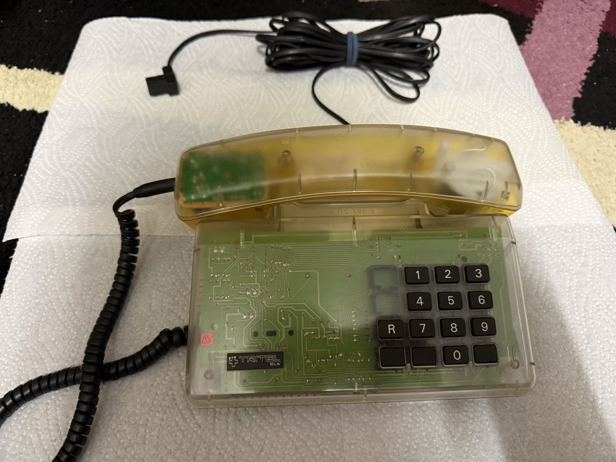 Téléphones: PTT Tritel  ELM Transparent Telefon – D'occasion à Oensingen par aziri123 6
