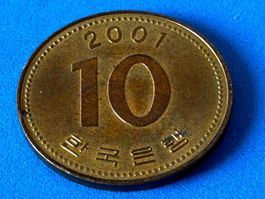 South Korea - 10 Won 2001