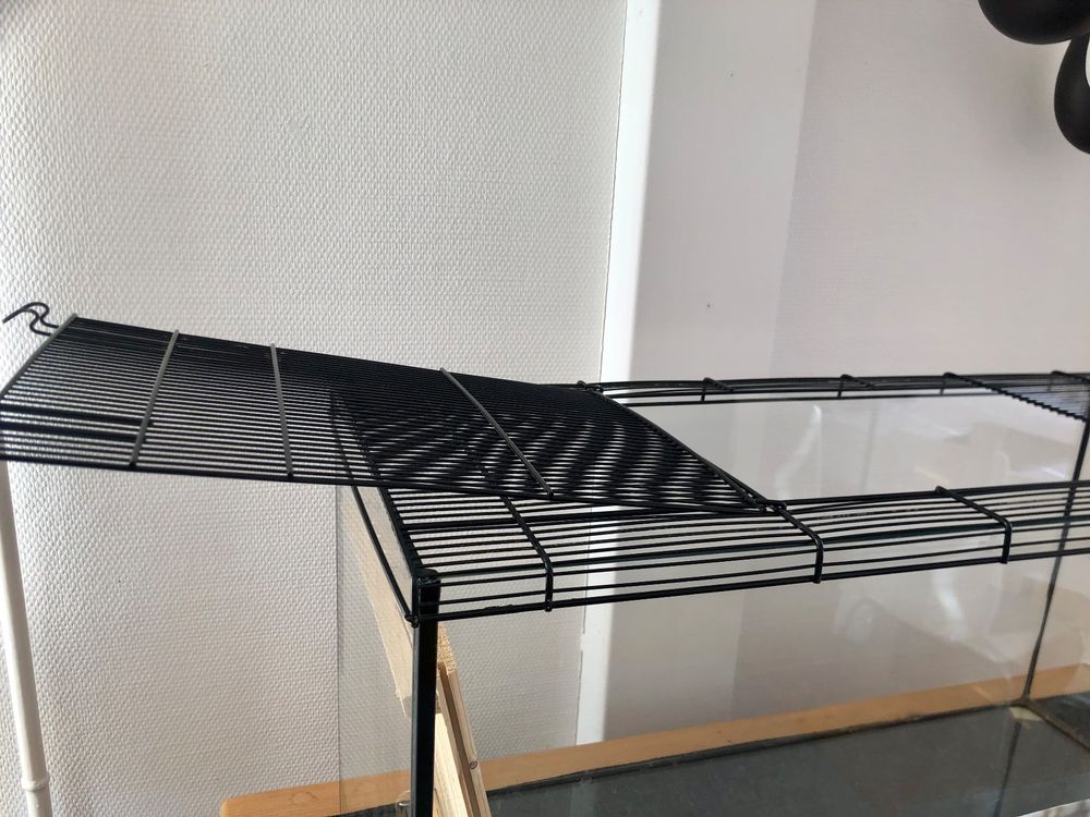 Hamsterkäfig Terrarium mit Gitterabdeckung 80 x 40 cm Kaufen auf Ricardo