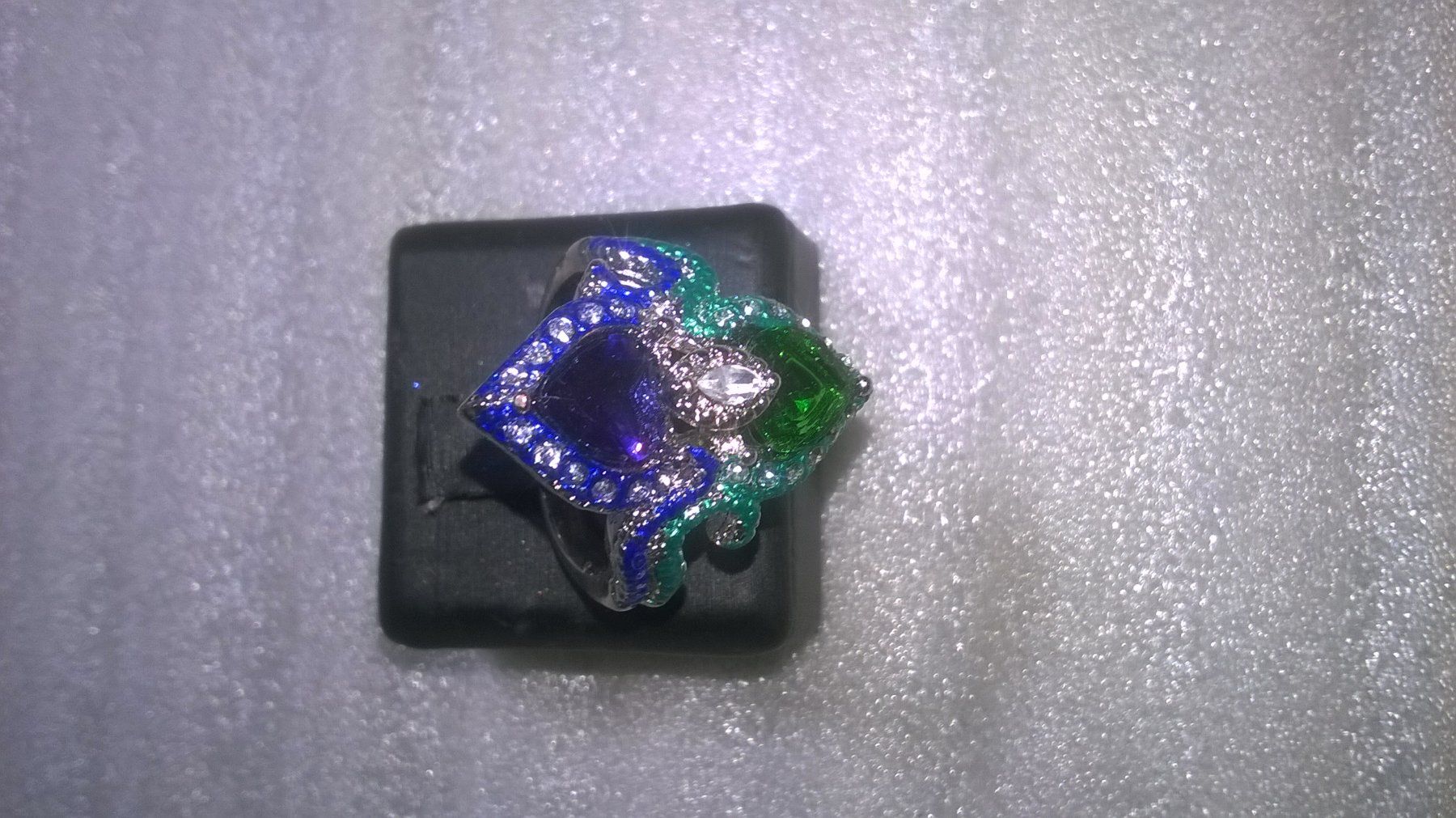 Ringe: ring moddeschmuck,,,,mit echt kristall,,,glanzig – Neu (gemäss Beschreibung) aus Basel von bijoutrie_4 3