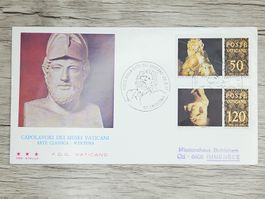CL05 Enveloppe + Timbre Poste Vaticane 1977