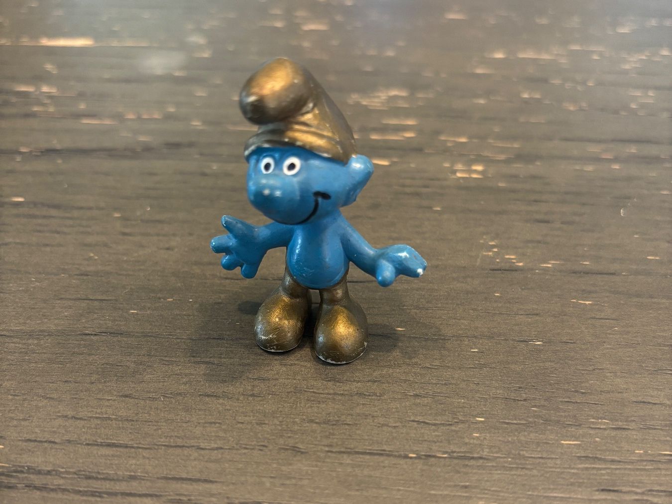 Statuette: Peyo Schlumpf / Gold – Usato da wenslingen venduto da kulturseller