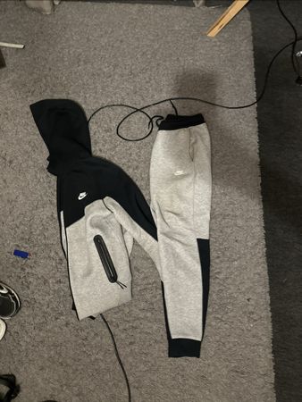 Nike Tech Fleece Jogginganzug Grau Schwarz Grösse M