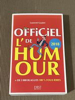 Livre L'Officiel de l'Humour 2018 Laurent Gaulet parfait éta