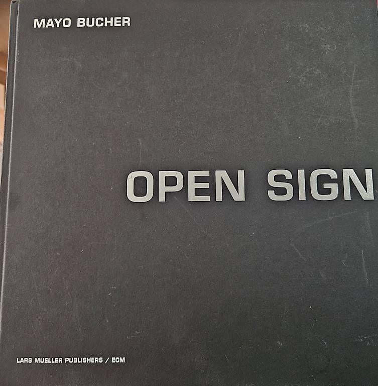 Libri: Mayo Bucher  Open Sign Kunstbuch – Usato da Zürich venduto da Nistiman
