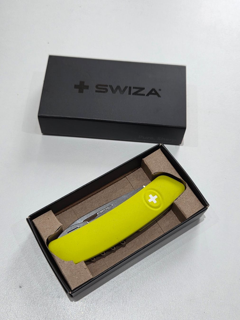 Swiza Coltelli tascabile: Schweizer Sackmesser Swiza D04 Gelb – Nuovo e nell'imballaggio originale da Derendingen venduto da CoolerBenutzername