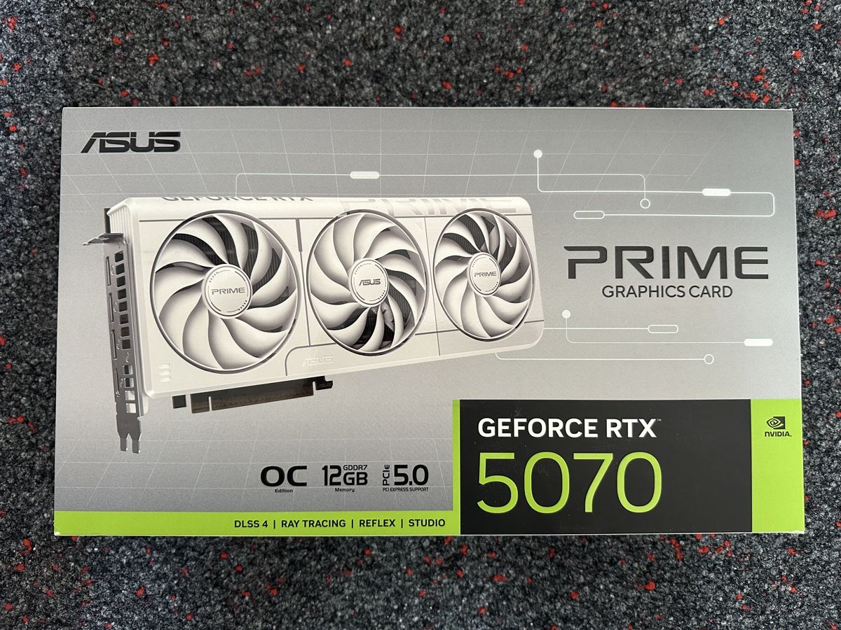 Asus Cartes graphiques: ASUS Prime GeForce RTX 5070 OC White – Neuf avec emballage d'origine à Thunstetten par Pfischila