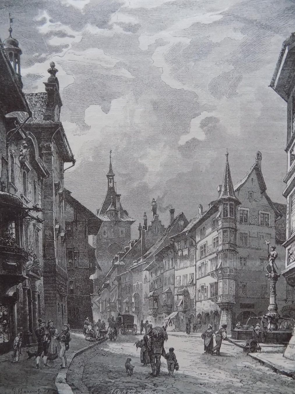 Stiche: Strasse in Schaffhausen – Gebraucht aus Risch von Rischli15 1
