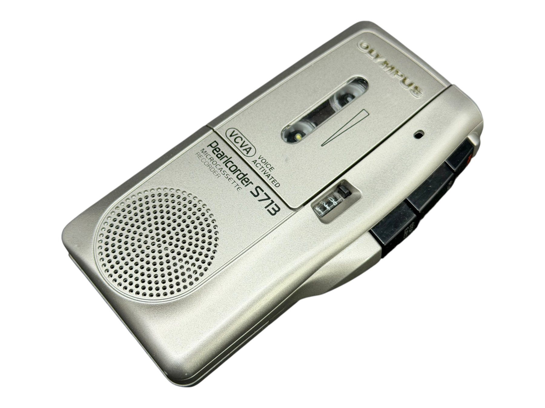 Olympus Registratori: Magnétophone à microcassettes Olympus Pearlcorder S713 – Usato da Morges venduto da Auct 4