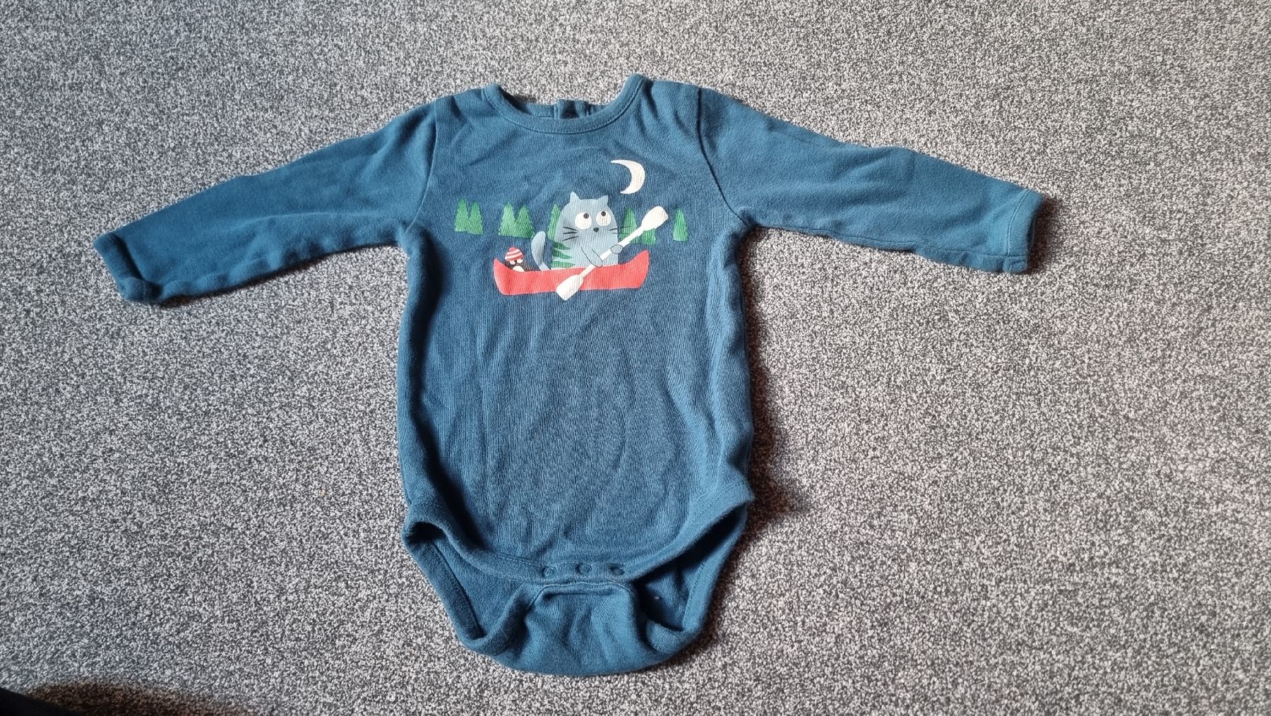 Sous-vêtements: Body taille 6 mois coton bio la queue du chat – D'occasion à Les Breuleux par Mily1991