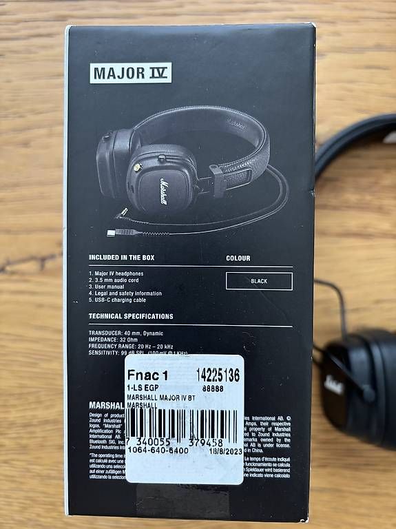 Cuffie: Casque Bluetooth Marshall Major IV – Usato da La Chaux-de-Fonds venduto da baz_sl5w 2