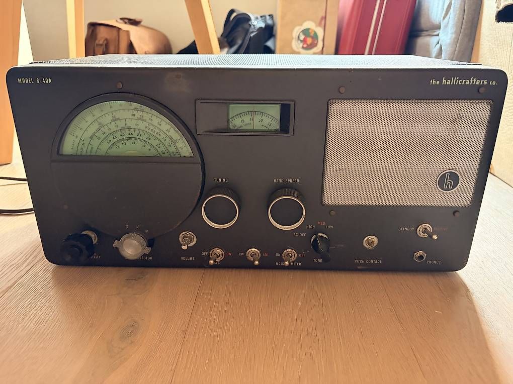 Radio: the hallicrafters - Modell S40-A – Difettoso da Algetshausen venduto da Sitam