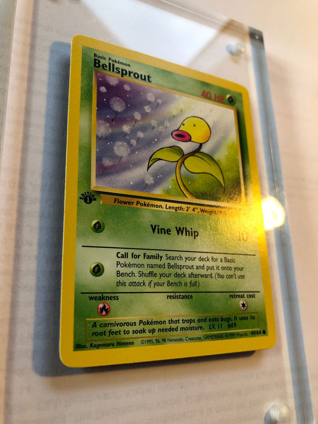 Cartes à collectionner: Bellsprout 1st Jungle - NM - ab 1.- – D'occasion à Giubiasco par dan_pr8b 1