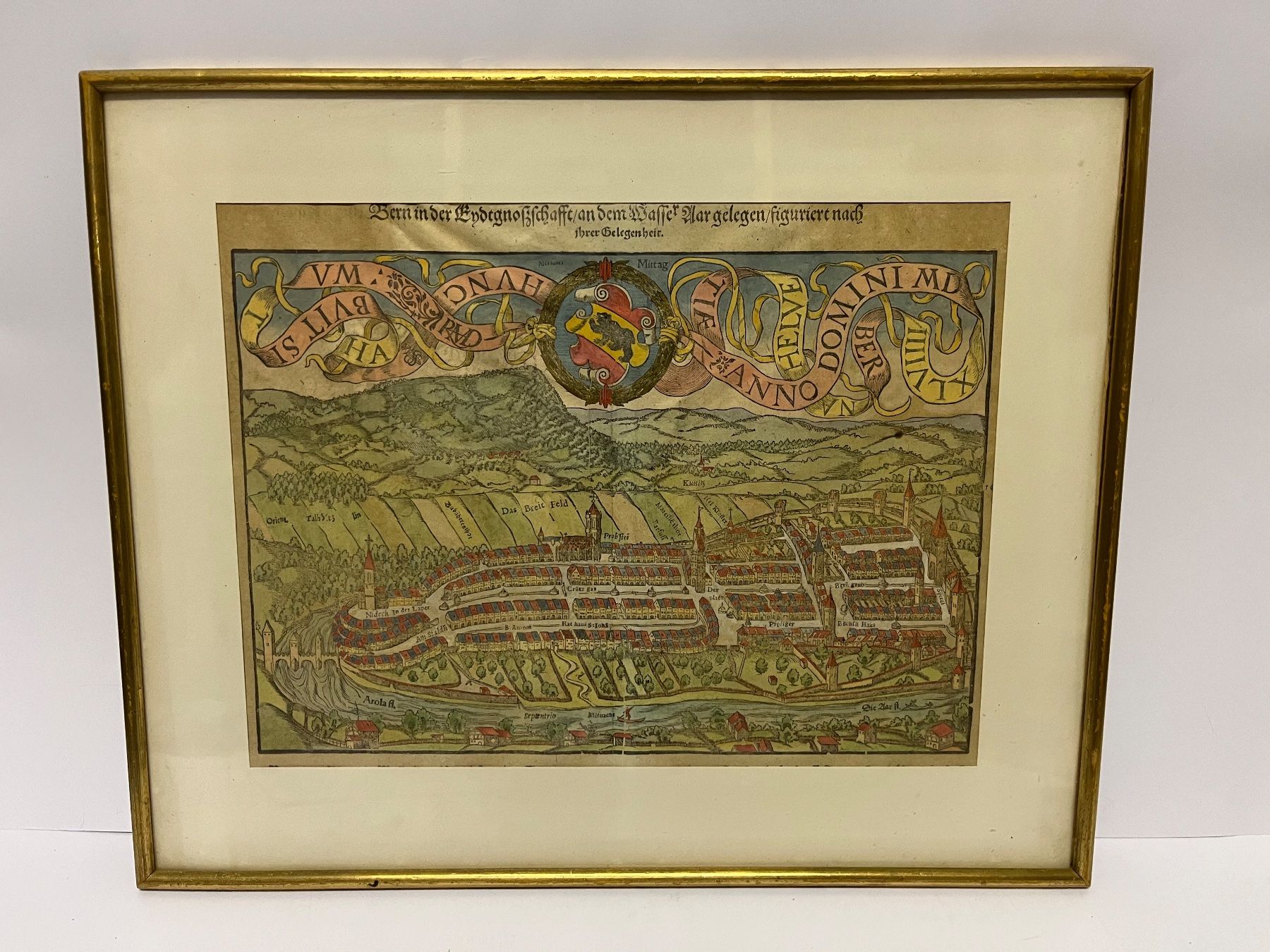 Grafica & Litografie: Ancienne lithographie ville de berne – Usato da lausanne venduto da esploras