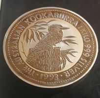 1 Kilo Silber 999 Australien Kookaburra 1993 - 30 Dollars