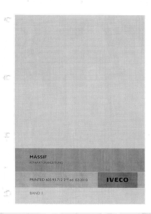 Bücher: Werkstatthandbuch Iveco Massif (deutsch) - original – Gebraucht aus Caslano von Welaberg