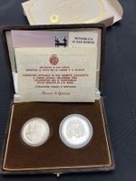 San Marino Proof Silber Set 1985 Bach – 500 & 1000 Lire