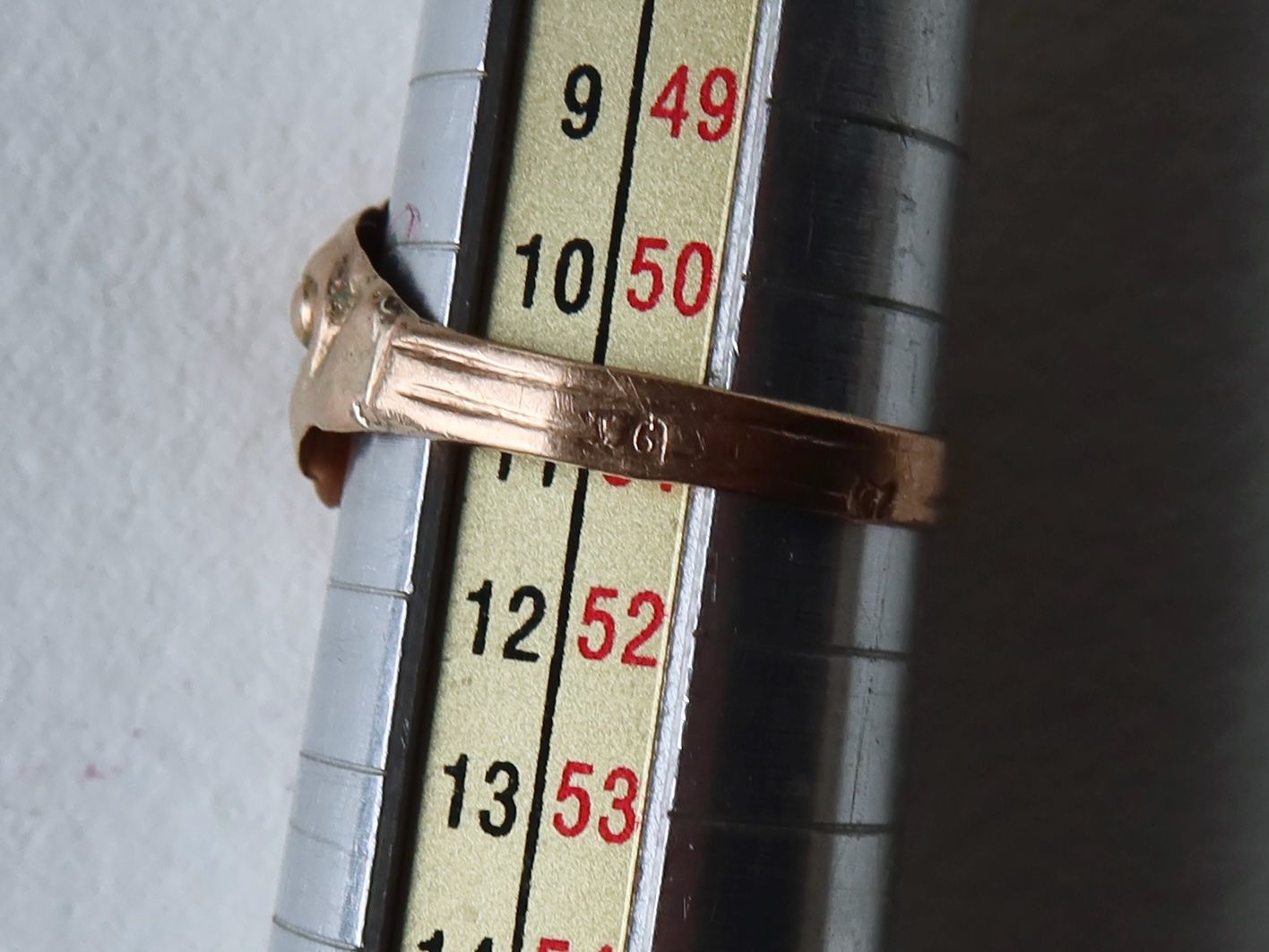Anelli: Antiker Ring aus 9 Karat Gold – Usato da Meilen venduto da RosieZurich 5