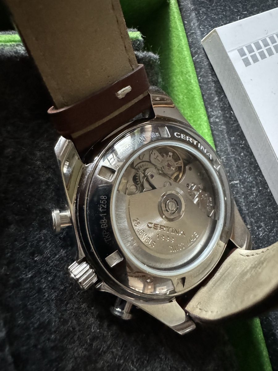 Certina Orologi: Toller neuer Herrenchronograph Certina DS Pilot, Automatic – Nuovo e nell'imballaggio originale da Rünenberg venduto da Fendi02 4