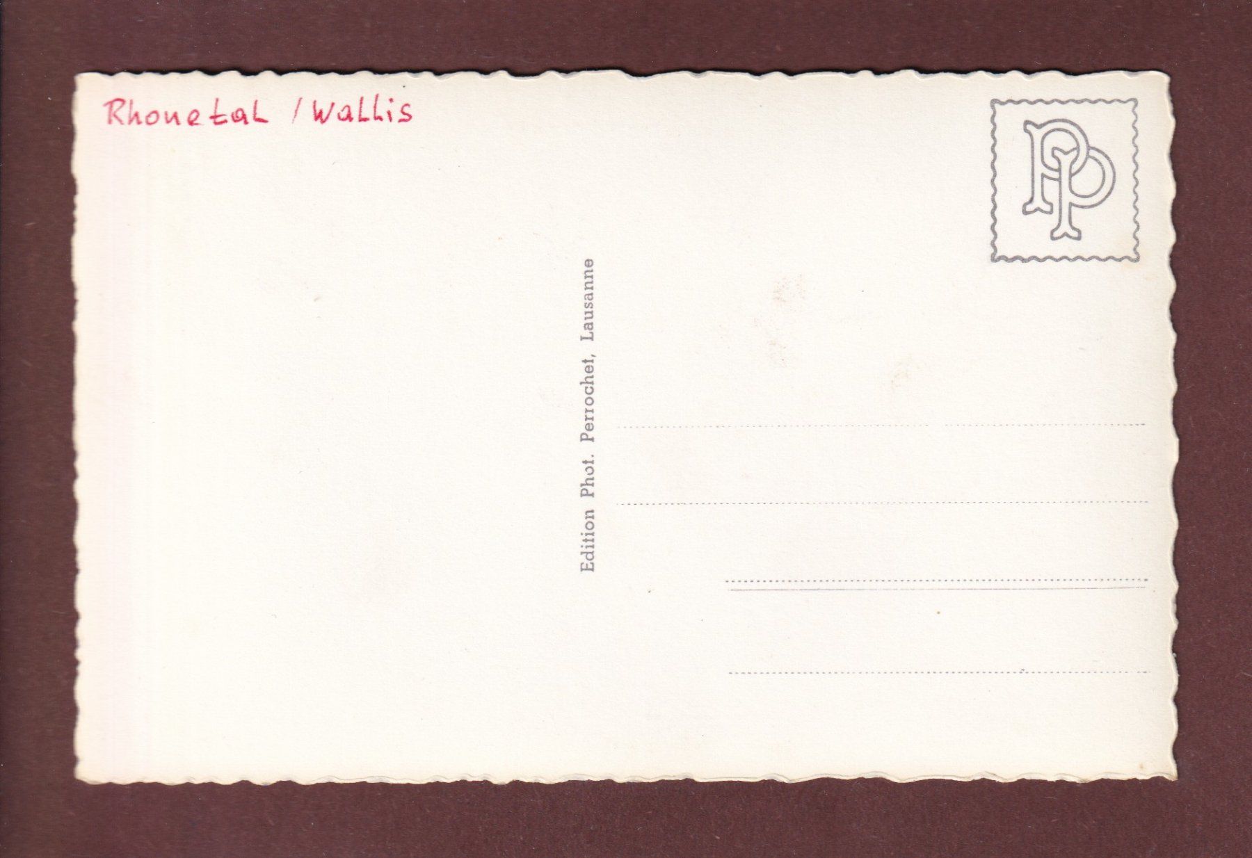 Cartoline postali: SIERRE – Usato da Pully venduto da nicecards-shop 1
