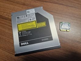 Internes DELL DVD Laufwerk und Broadcom WLAN Karte