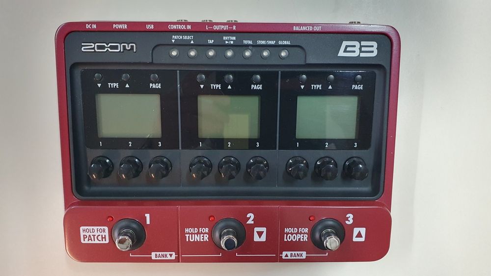 Zoom B3 Bass Guitar Multi Effects FX Amp Modeling Pedal Kaufen auf