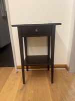 Nachttisch schwarz mit Schublade Ikea Hemnes