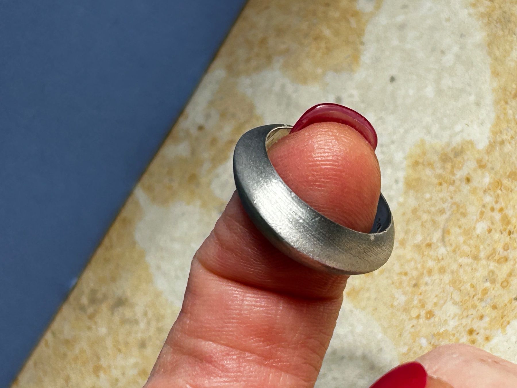 Ringe: Silberring Modern Ufo (55) – Gebraucht aus Basel von bellespirit 2
