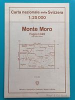 1349 Monte Moro🌞1:25'000 Landeskarte der Schweiz