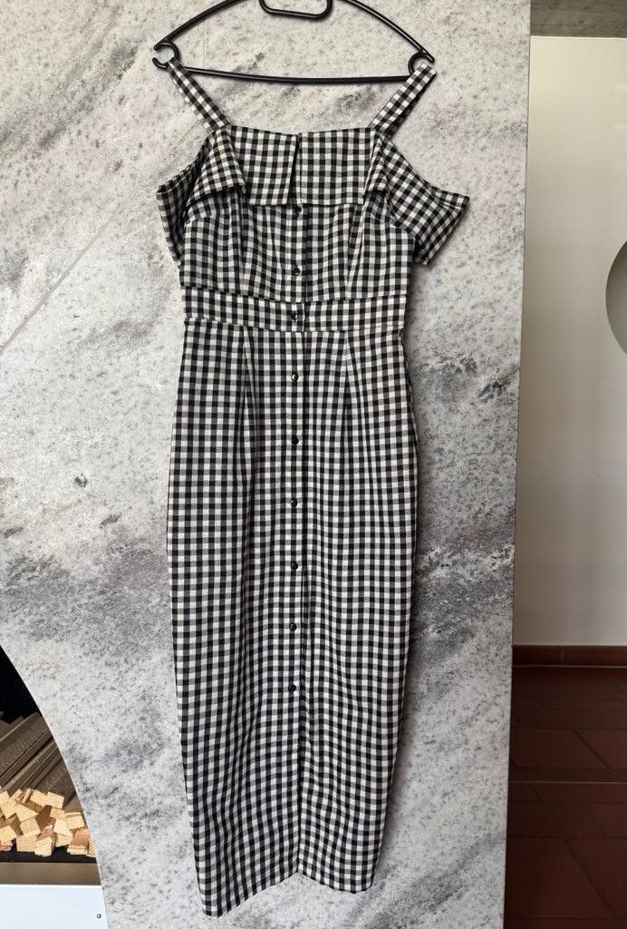 Vestiti: Warehouse Gingham Dress UK 10/EU 38 – Usato da Claro venduto da sof_pkm8 1