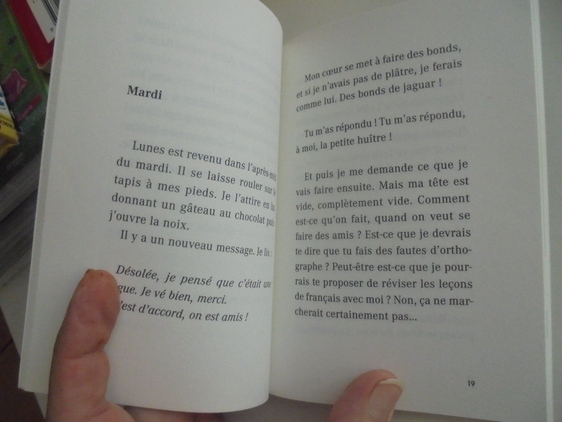 Libri: " Chat par-ci , chat par-là " roman recto / verso – Usato da Crissier venduto da Promopost 2