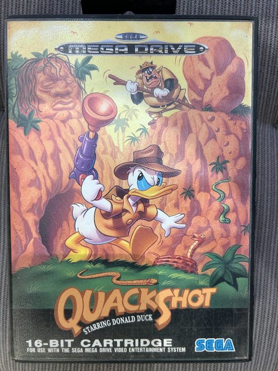 Quackshot - Jeu Megadrive - jouets rétro jeux de société figurines et