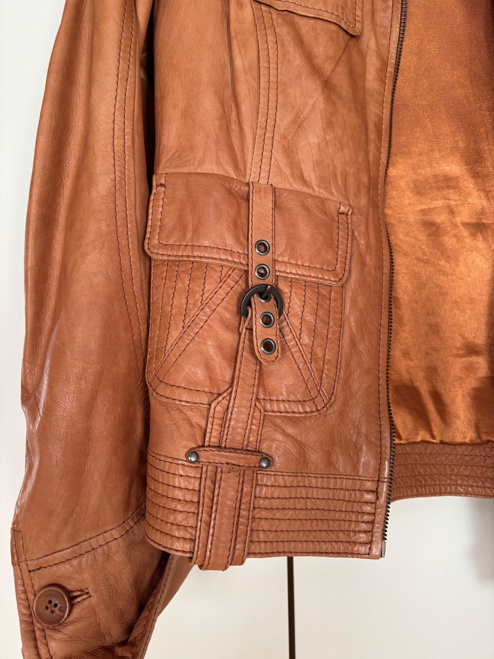 Jacken: Lederjacke cognacbraun – Gebraucht aus Weinfelden von stella79 2