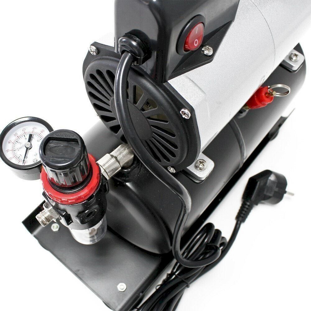 Compresseurs: WilTec 34244 Airbrush Kompressor AF186A – Neuf avec emballage d'origine à Bottighofen par zaap 2