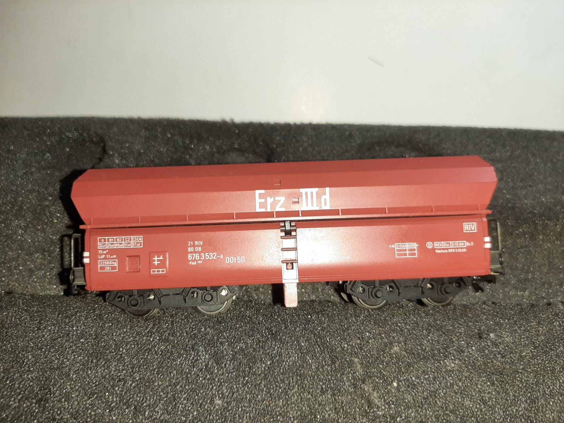 Fleischmann Modellini di ferrovie: FLEISCHMANN ERZ III d DB 676 3 532-4 REF.53 – Usato da Avully venduto da RIVALIS 3
