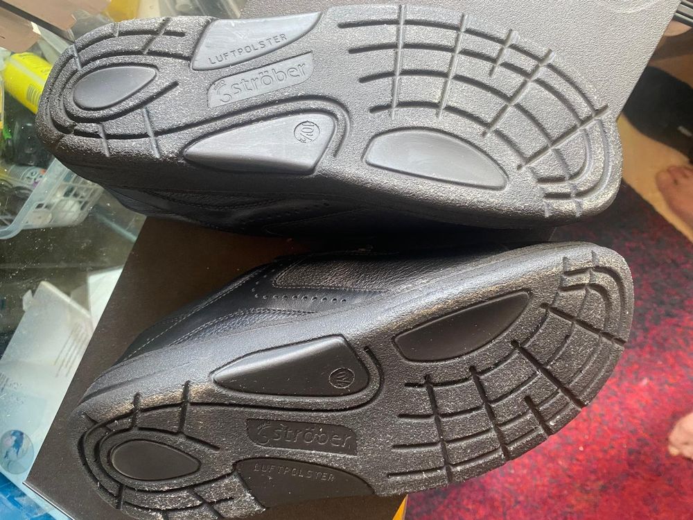 Herrenschuhe: Ströber Schuhe, neu, Grösse 44,aus weichem Leder, extrabreit – Neu (gemäss Beschreibung) aus Strengelbach von Gerry6 4