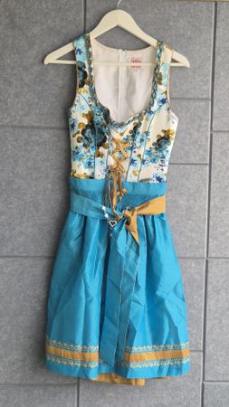 Spieth & Wensky Dirndl-Set Gr. 36 m. 2 Blusen, Kette, Socken