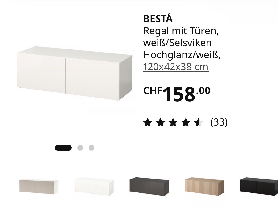 Ikea Mobili TV: Zweiteiliges TV-Möbel-Set – Usato da Ostermundigen venduto da ali_cds7 7