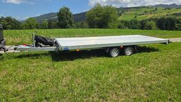 Autoanhänger/Autotransportanhänger mit el. Seilwinde