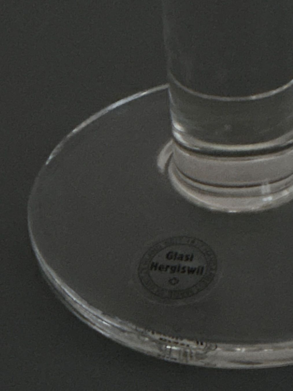 Glasi Hergiswil Bicchieri: 2er Set Glas Hergiswil - KERZENHALTER! – Usato da Ibach venduto da lisch3 2