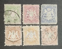 Bayern 1870-72, Staatswappen, LoT gestempelt