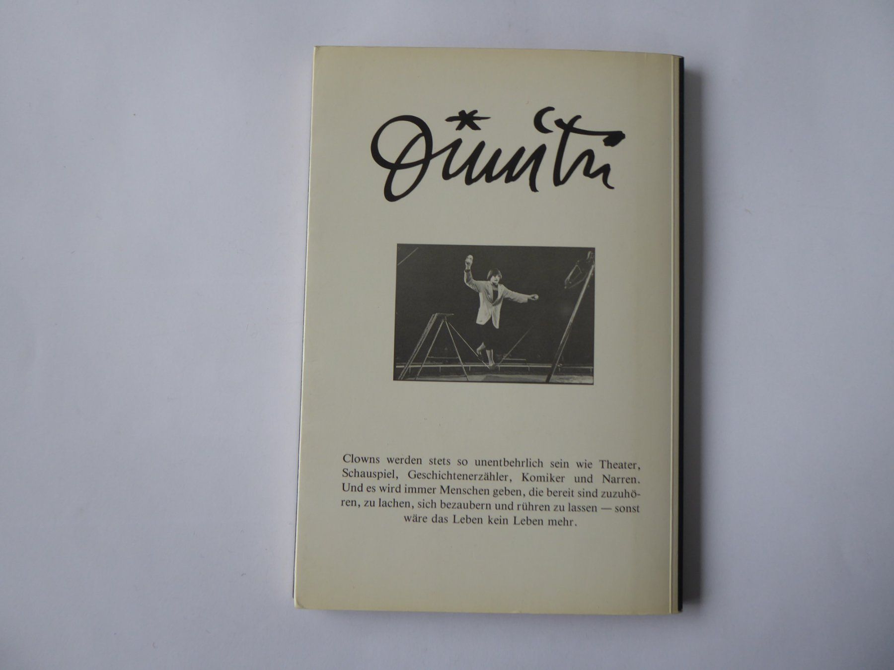 Libri: Buch Clown Dimitri, Patrick Ferla, W. Classen Verlag 1980 – Usato da Turbenthal venduto da Nautop 8