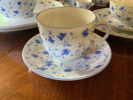 Vintage Tee- und Kaffeeservice von Arzberg Blaublüten
