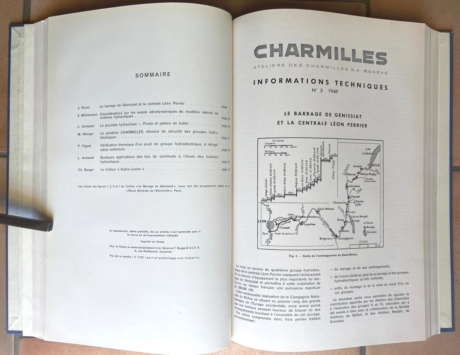 Riviste & Magazine: Charmilles- Recueil de 6 Bulletins Informations Techniques – Usato da Versoix venduto da HELVETICA_1 3