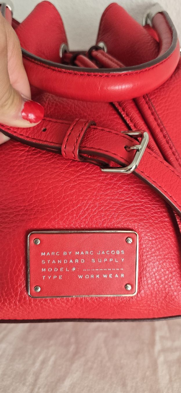 Marc Jacobs Taschen für Damen: Marc Jacobs Beuteltasche Soft Leder Rot – Neu (gemäss Beschreibung) aus Niederteufen von Mira_72 5