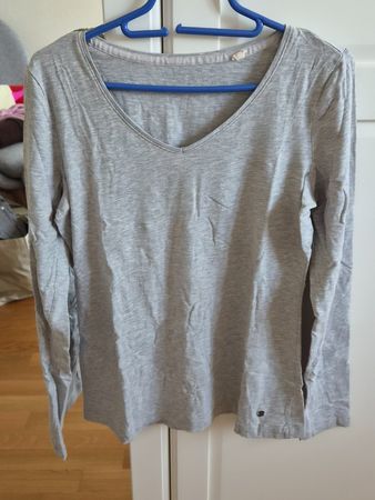 Esprit Langarmshirt grau L