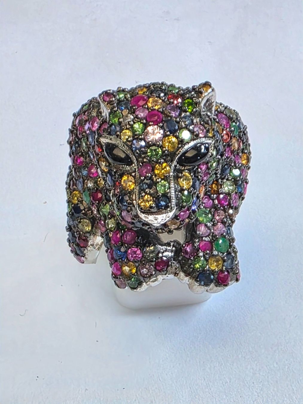 Bagues: Panther Design Ring Edelsteine – Neuf (Voir description) à Zürich par benedikt12 2